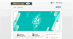 Desktop Screenshot of metrovias.com.ar